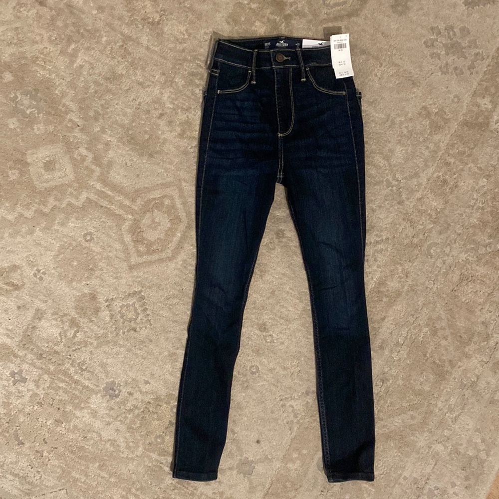 NWT Hollister Curvy High Rise Jean Legging Size 00-XS